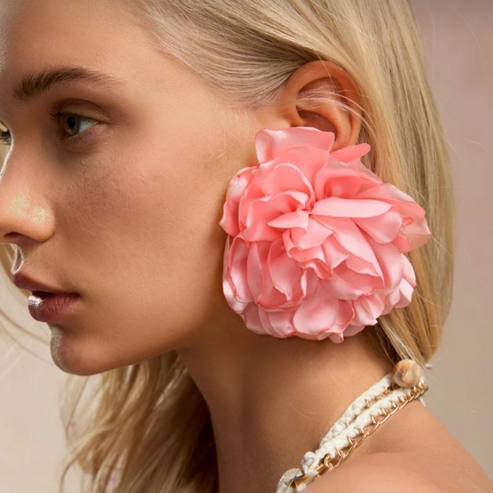 Flower Statement Earrings M1719